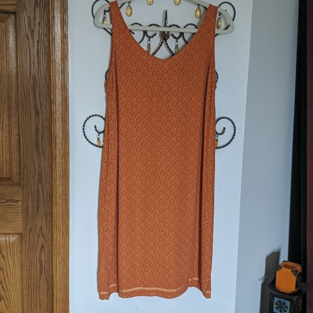 GAP Orange 🍊 Tank Dress (L)